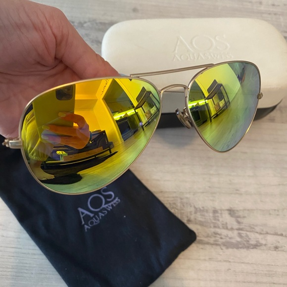 Aquaswiss Aviator Sunglasses for men and women - Picture 3 of 8